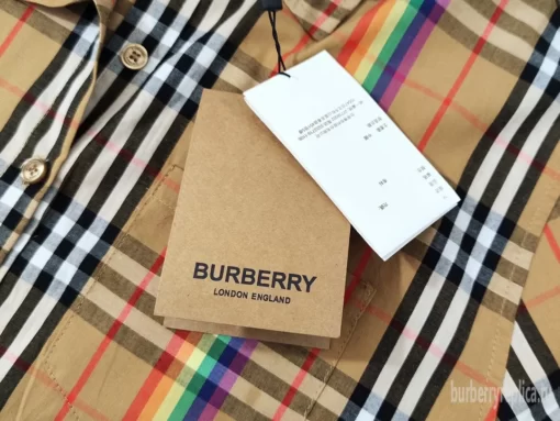 Replica Burberry 807 Fashion Unisex Shirt 6