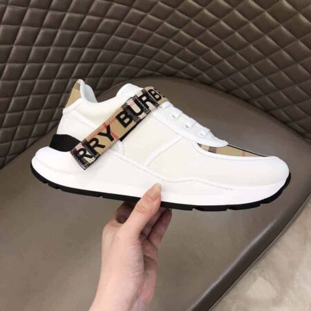 Replica BURBERRY LOGO STRAP SNEAKERS – BBR55 Replica BURBERRY LOGO STRAP SNEAKERS – BBR55