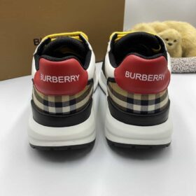 Replica BURBERRY NYLON SUEDE AND VINTAGE CHECK SNEAKER – BBR890 5
