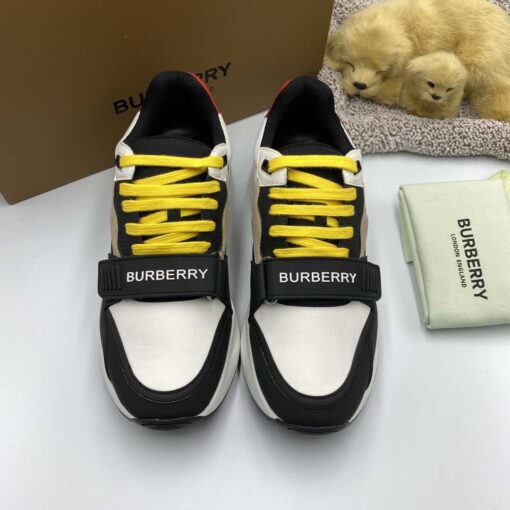 Replica BURBERRY NYLON SUEDE AND VINTAGE CHECK SNEAKER – BBR890 17