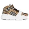 Replica BURBERRY LEATHER AND HOUSE CHECK HI-TOP SNEAKERS – BBR28 12