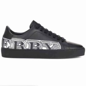 Replica BURBERRY PRINTED LEATHER SNEAKERS – BBR9 2