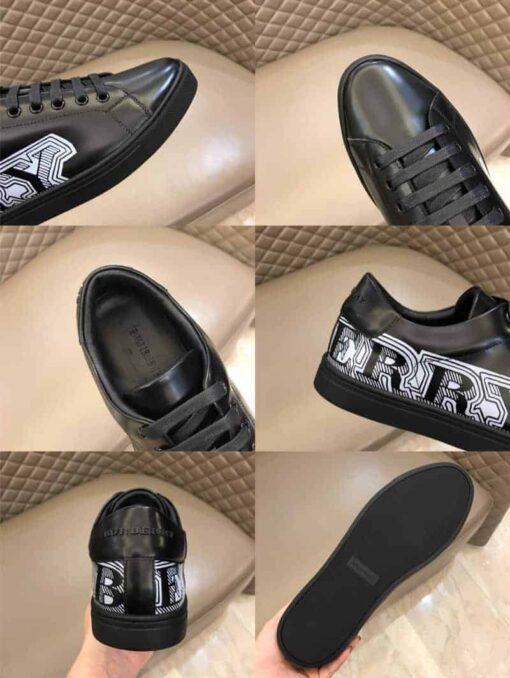 Replica BURBERRY PRINTED LEATHER SNEAKERS – BBR9 11