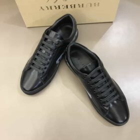 Replica BURBERRY PRINTED LEATHER SNEAKERS – BBR9 6