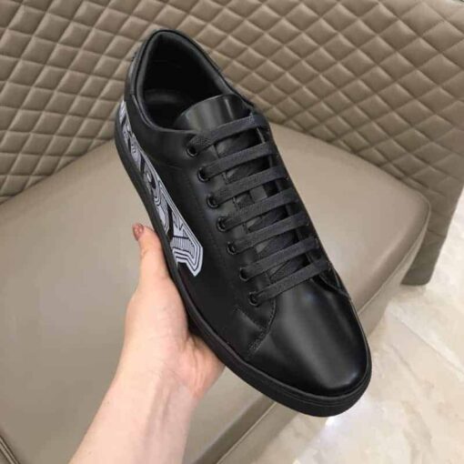 Replica BURBERRY PRINTED LEATHER SNEAKERS – BBR9 15