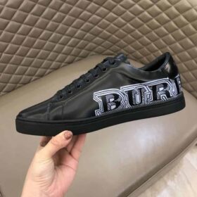 Replica BURBERRY PRINTED LEATHER SNEAKERS – BBR9 9