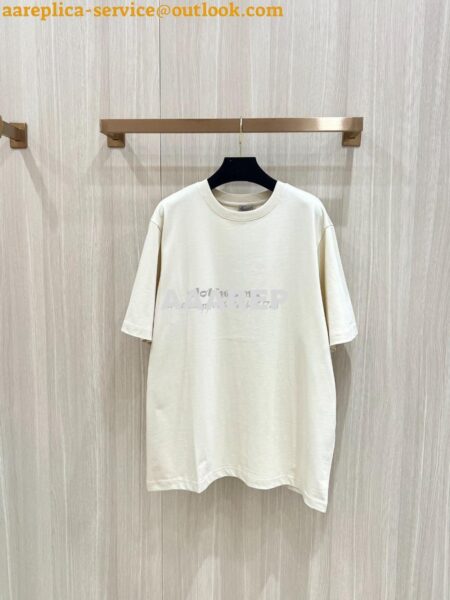 Replica Burberry New Arrival Hem Embroidery Basic T-Shirt 2