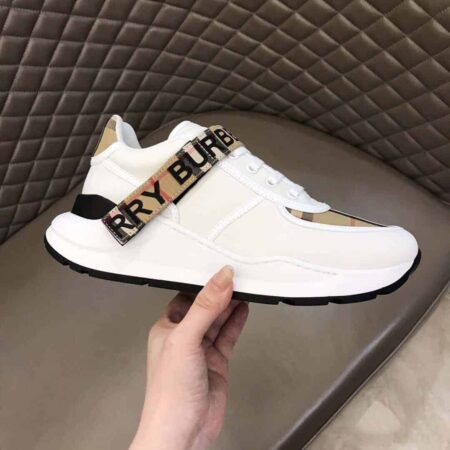 Replica BURBERRY LOGO STRAP SNEAKERS – BBR55