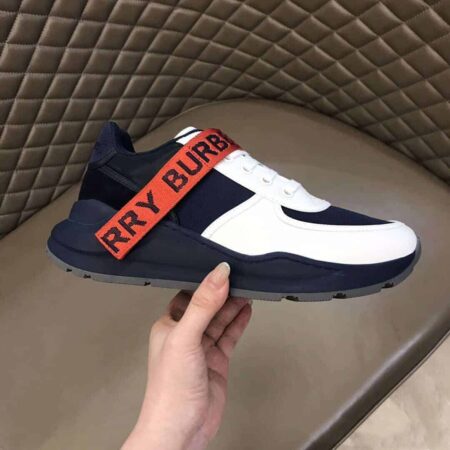 Replica BURBERRY LOGO STRAP SNEAKERS – BBR54 Replica BURBERRY LOGO STRAP SNEAKERS – BBR54