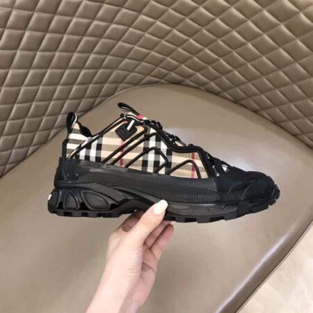 Replica BURBERRY VINTAGE CHECK COTTON AUTHUR SNEAKERS – BBR024