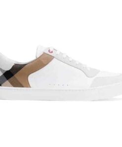 Replica BURBERRY LEATHER AND HOUSE CHECK SNEAKERS – BBR27