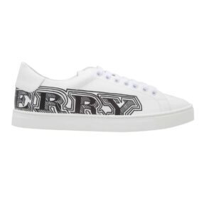 Replica BURBERRY PRINTED LEATHER SNEAKERS – BBR9 17
