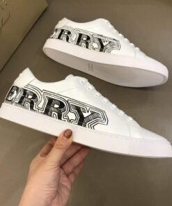 Replica BURBERRY LEATHER SNEAKERS – BBR8 2