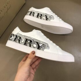 Replica BURBERRY LEATHER SNEAKERS – BBR8 3