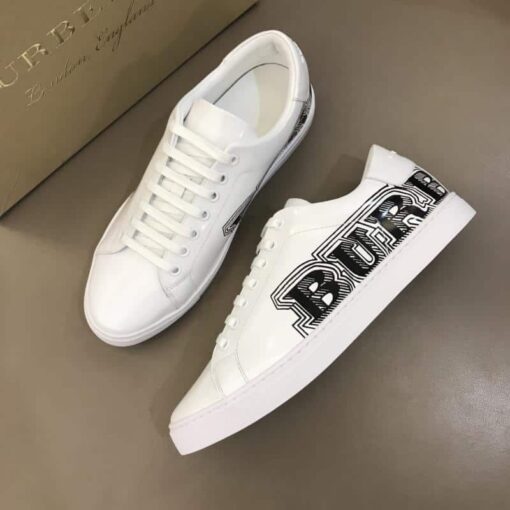 Replica BURBERRY LEATHER SNEAKERS – BBR8 10